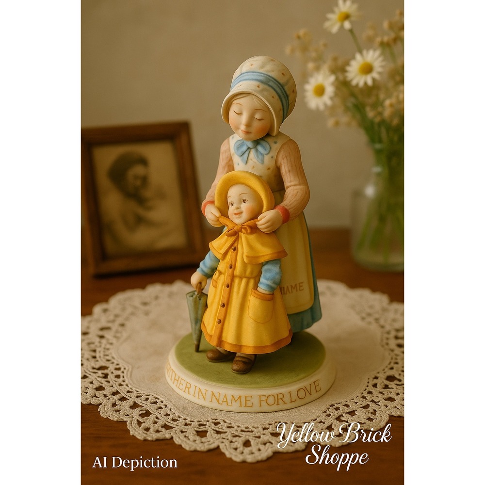 Holly Hobbie "A‎ Mother's Love" 1979 Limited Edition Porcelain Figurine –